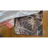 Used Fine pattern kimono lining flower pattern black white dot shark pattern