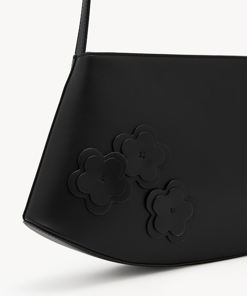Clave Mia Flower Black Tote Bag