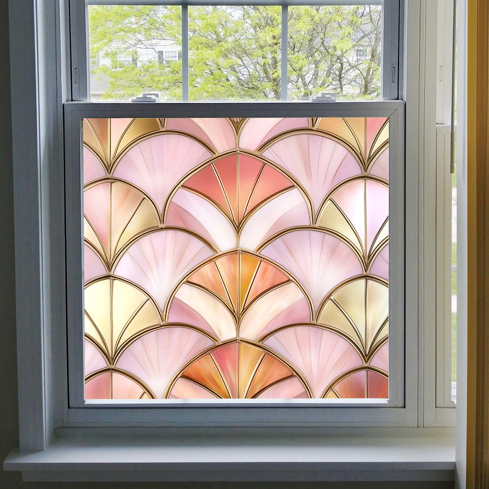 BL301-330 Цветная ПВХ Статическая Пленка для Окон - Без Клея Домашнее Украшение