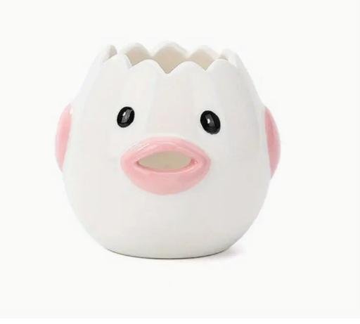 Мультяшный сепаратор для яиц, мини-сепаратор для яичного белка и желтка, практичный и простой керамический сепаратор для яиц, подходящие кухонные инструменты