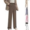 Women's Casual All-match Spring And Summer Daily Commuting Solid Color Suit Wide-leg Trousers