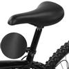 Thicken Widen Sponge Damping Bike Seat Saddle Replacement Cycling Equipment Accessory Black