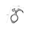 Titanium Alloy Multi-Function EDC Keychain Tool: Pry Bar & Portable Nail Puller