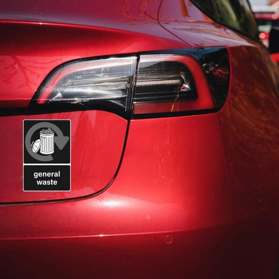 Наклейка для переработки для мусорного бака самоклеящаяся водонепроницаемая знаки сортировки отходов для дома офиса квартиры отеля школы и общественной зоны