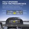 Car Tire Pressure Monitoring System Tyre Temperature Monitor USB / Solar TPMS Universal Automobile Accessories Digital Display
