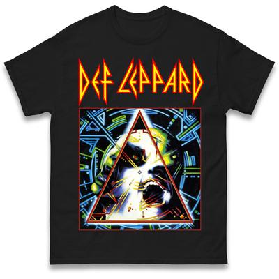 Футболка Def Leppard Мужская Женская Топы Унисекс Футболки 100% Хлопок