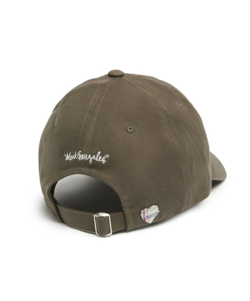 MARK GONZALES M Applique Ball Cap - Brown