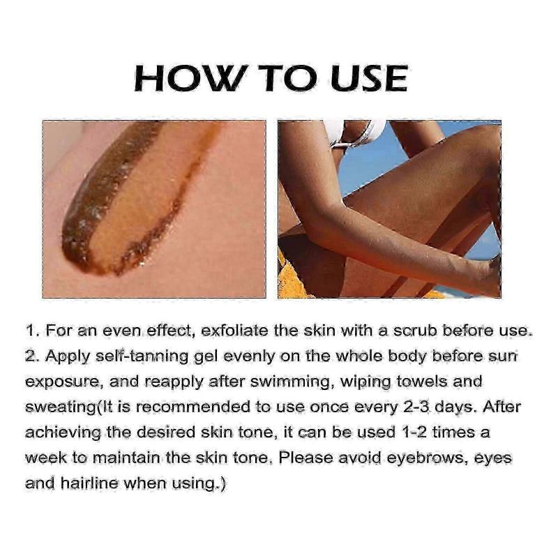 Suntan Cream Natural Tan Skin Tan Moisturizing Skin Tan Cream