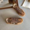 Новые женские повседневные спортивные кеды на платформе, matching leather color