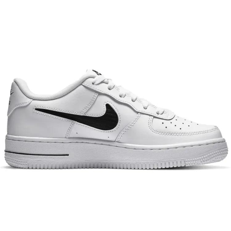 Nike Air Force 1 '07 Grade School 'White Black' (Unisex) White / Black Kids' Skateboarding Shoes DB2616 100
