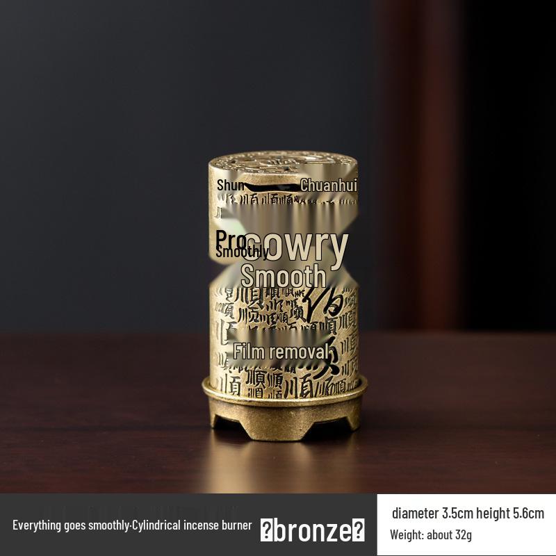 Маленький сплавной курильница для благовоний с изображением дракона и феникса и сандаловым деревом – Новый китайский дизайн с благоприятными облаками для ароматерапии