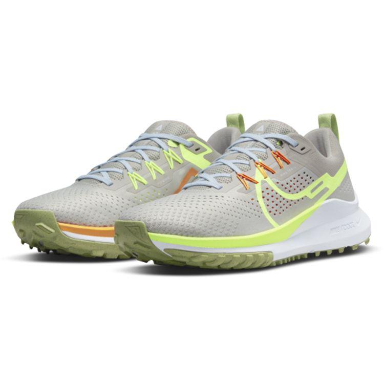 Nike React Pegasus Trail 4 Light Iron Ore Volt Мужские кроссовки Серый Cobblestone Football-Grey DJ6158-002