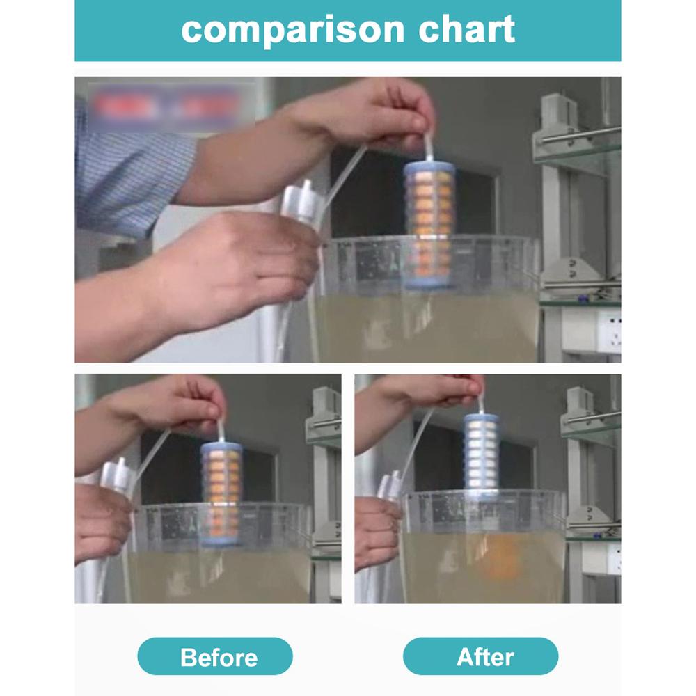 Очиститель воды для кемпинга Портативное устройство фильтрации питьевой воды Поддержка сифона/отрицательного давления 2