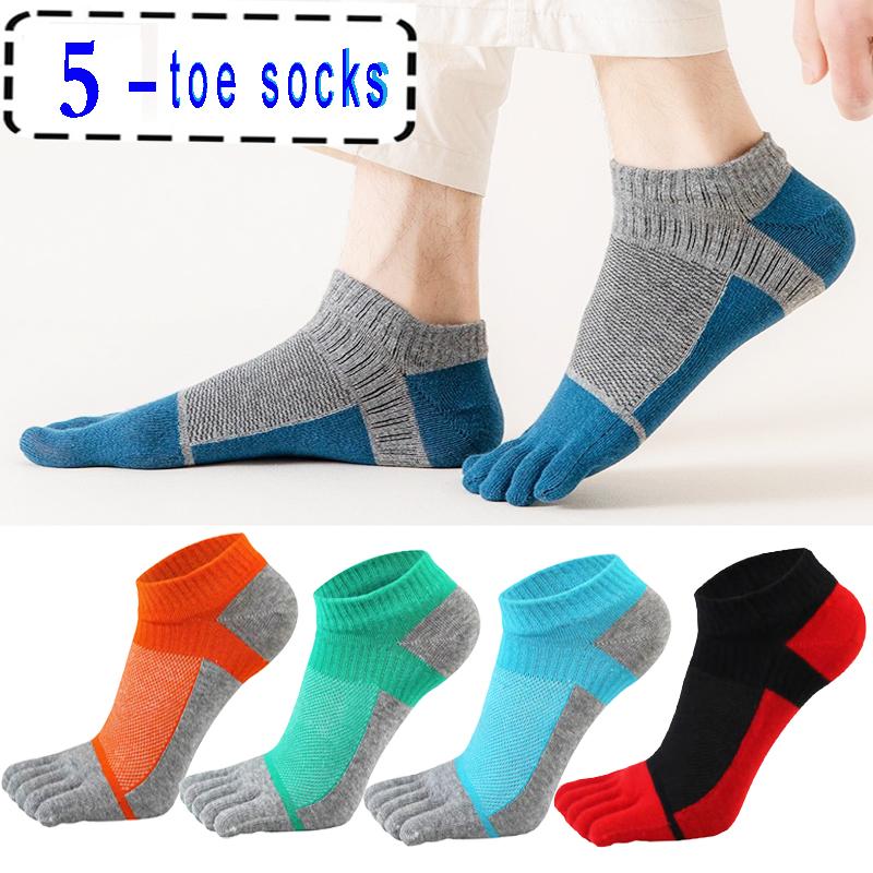 Five Finger Socks Men's Sports Breathable Comfortable Ankle Socks Shaping Anti Friction No Show Socks With Toes Gifts Socks New