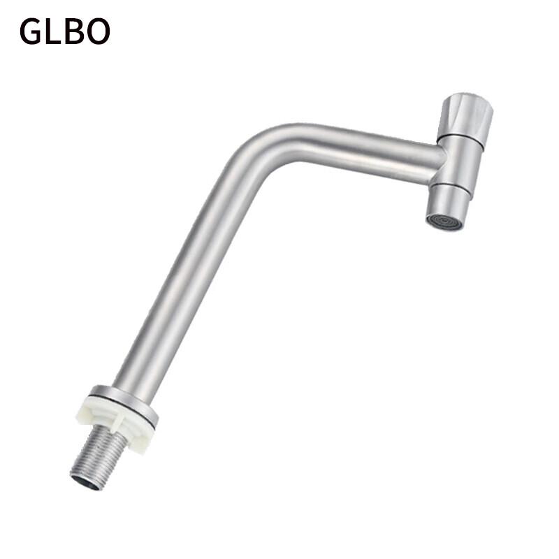 GLBO 304 Нержавеющая сталь Однорычажный смеситель для раковины холодной воды