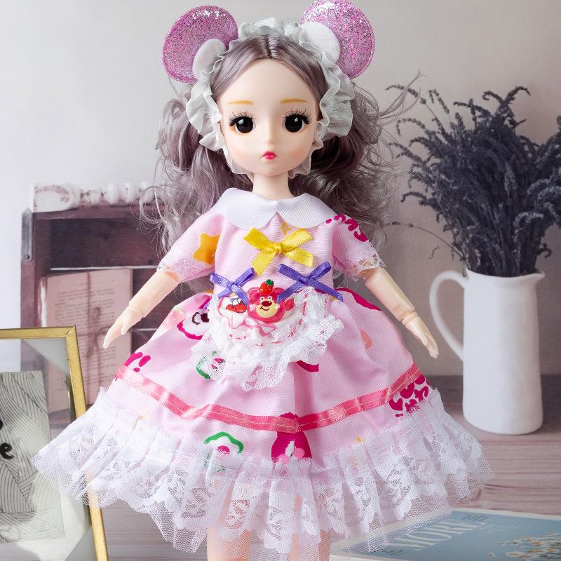 Набор кукол Барби Итянь 30 см: Кукла BJD с музыкой, свадебным платьем и сменой нарядов