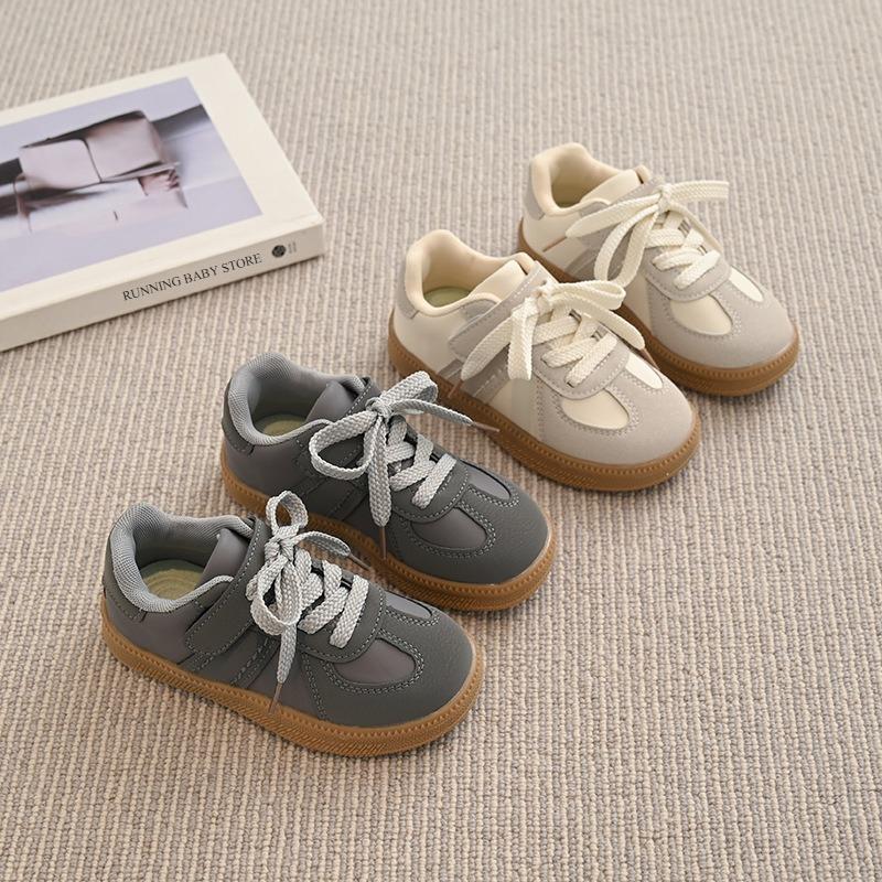 PU Leather Sneakers for Children Comforthable Walking Shoes Trend Boys Sport Sneakers Girl Casual tenis Shoes School H09244