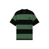 Li Ning Sports Fashion Series Color Block Striped Loose Round Neck Short Sleeve T-Shirt Men Tops Mist-Pine-Green AHSS571-5