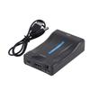 Scart To HDMI Audio Video Converter Scaler Adapter 720P 1080P With USB Cable
