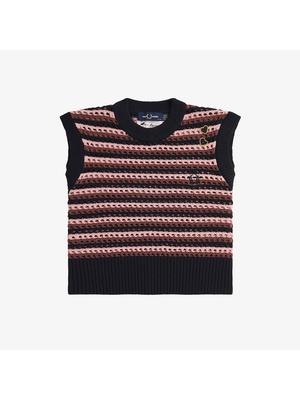 [headquarters Genuine] Fred Perry [Эми Уайнхаус] Жилет с открытой вязкой 102 Afpf2417109 102 qzgAfpf2417109 102