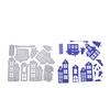 Christmas House Scrapbooking Dies Metal Craft Die Cut Embossing Card Making