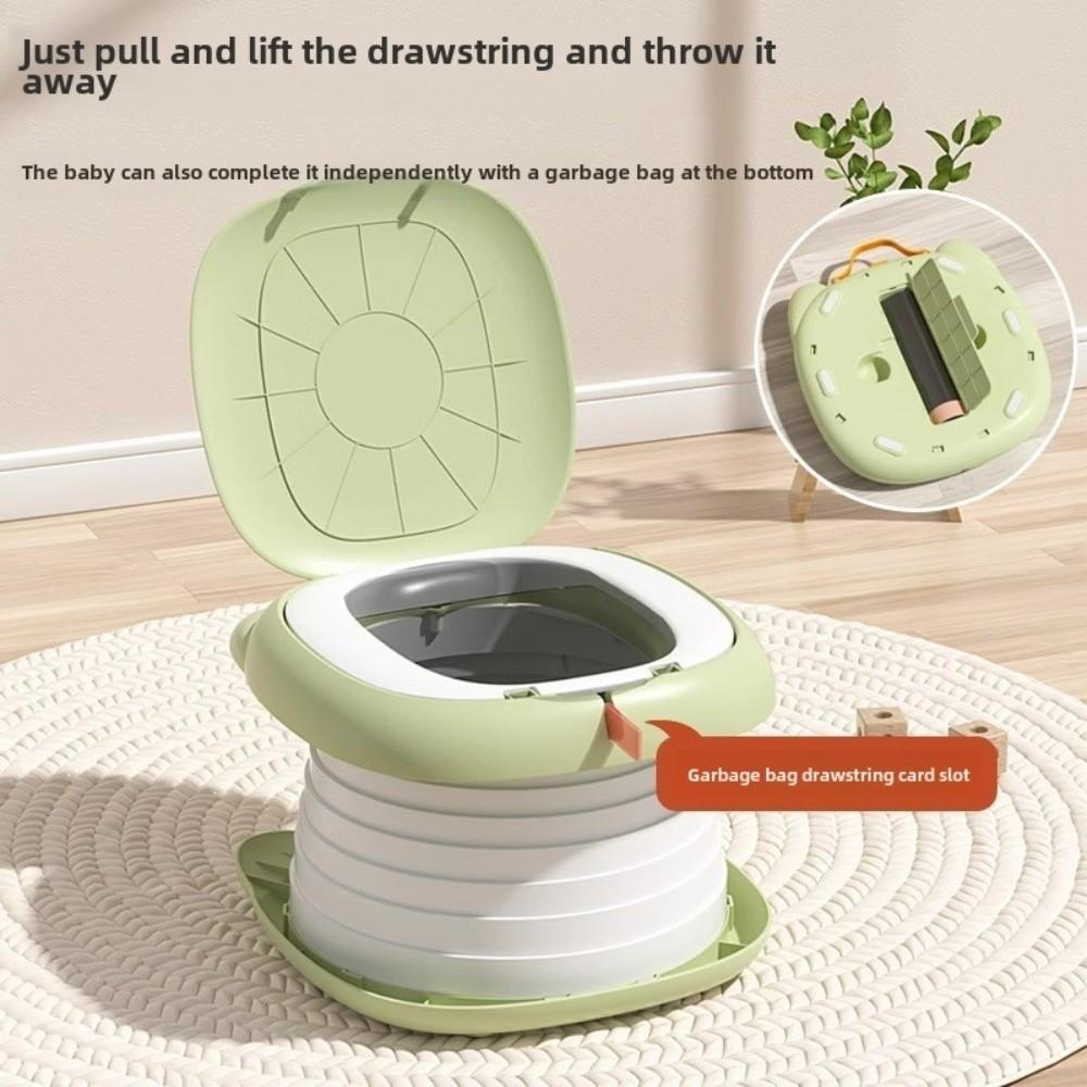 Easy Clean Children's Foldable Potty Hygienic Portable Toilet  Camping