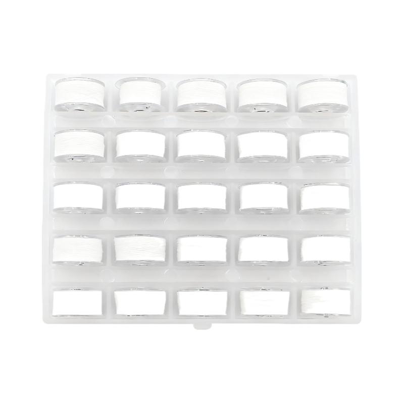 25/36 ячеек Набор цветных шпулек для бытовой швейной машины, Разноцветные швейные нитки, Практичный и простой в установке