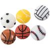 40Pack Football Assorted Sport Ball Slime Charms Volleyball Flat Back Resin Charms  for Scrapbooking