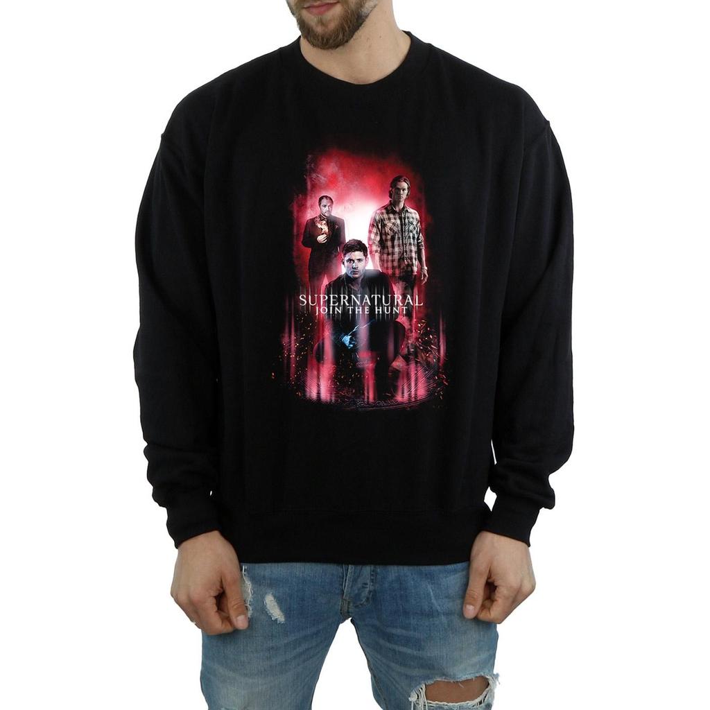 Supernatural Mens Group Crowley Sweatshirt