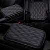 Car Armrest Box Pad Leather Auto Center Console Cover Armrest Protection Cushion Auto Arm Rest Storage Box Cover Pad Universal
