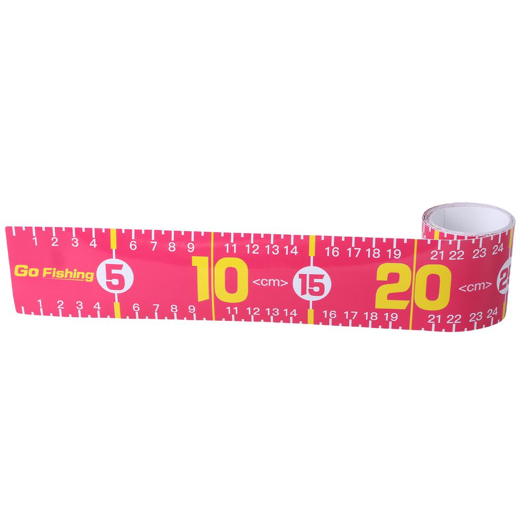 Самоклеящаяся линейка для измерения рыбы, водонепроницаемая измерительная лента для рыбалки, наклейка, рыболовные принадлежности, инструмент для снастей