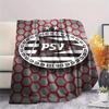 1Pc Real Betis Print Flannel Blanket, High quality Comfortable for All Seasons, Home Decor, Warmth and Comfort, Perfect for Christmas GiftS