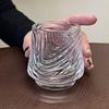 Стеклянная кофейная кружка с текстурой вулкана 150 мл, стакан для виски с рельефным рисунком, термостойкий стакан для напитков для эспрессо, латте, коктейлей