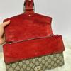 [Pre-Owned] Dionysus Chain Tiger Head Buckle Logo Canvas And Leather Shoulder Bag Small - Very Good #1HIRFKK