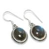 Natural Labradorite Gemstone 925 Solid Sterling Silver Gift Earring 1.25" C1P52