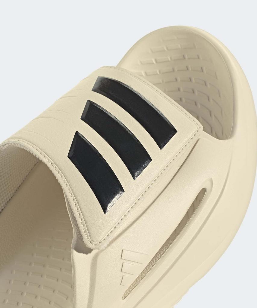 Adidas Lightblaze Slide - Wonder White:Black / Js3586
