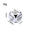 Stainless Steel Food Decision Dice for Couples - Indecisiveness Gift