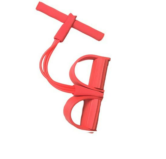 Многофункциональная фитнес-педаль для ног с 6 эспандерами для приседаний, тонизирования живота и упражнений для рук