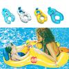 Double Person Swim Circle Inflatable Ring Mother Kids Safety Swimming Pool Inflating Wheels Toys