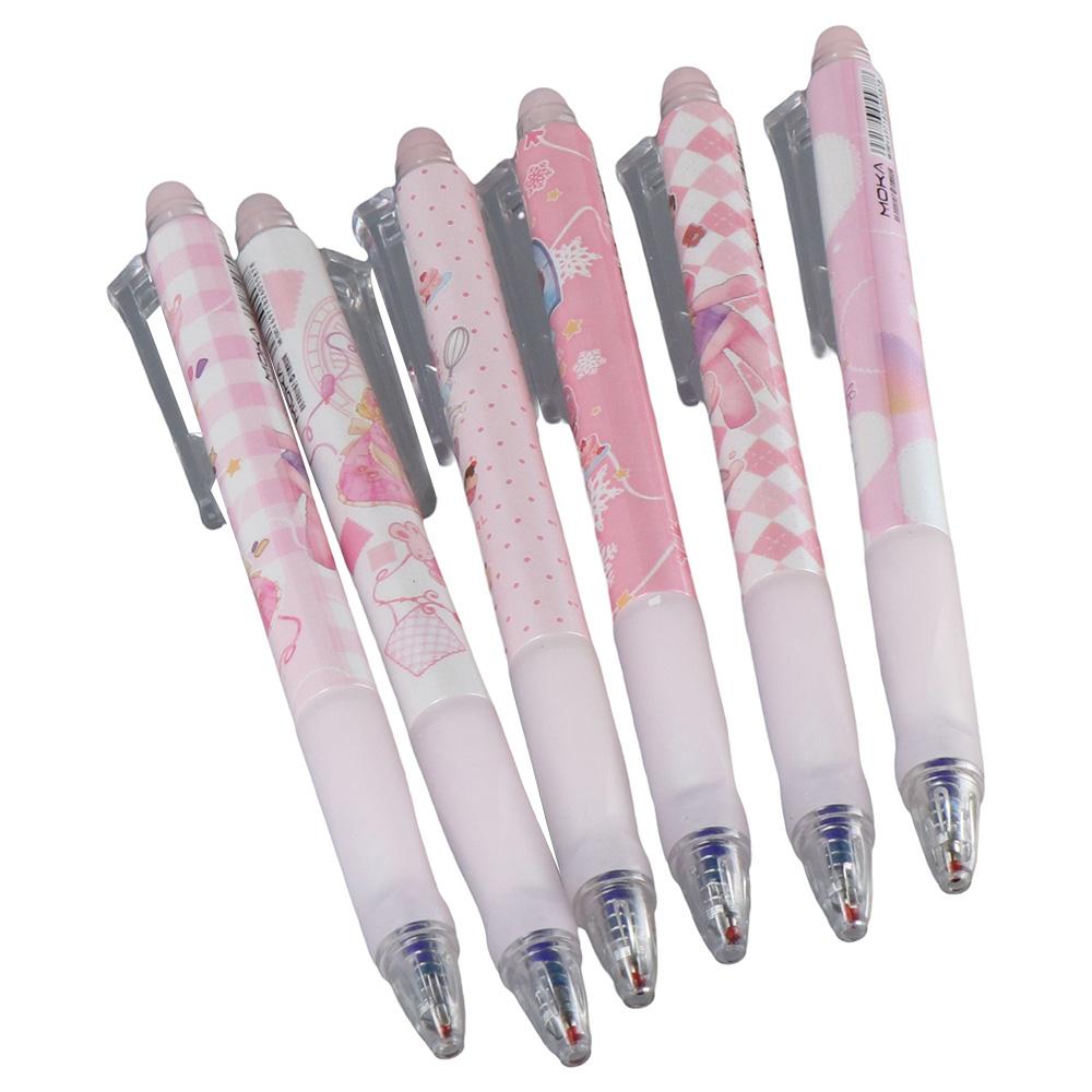 14,5 см ручка-роллер 6 шт. выдвижные стираемые ручки забавные гелевые ручки Главная
