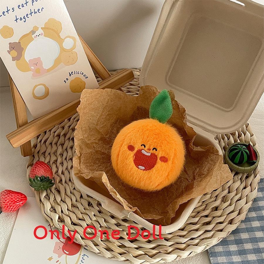 Mini Watermelon Cherry Fruit Plush Doll Keyring Girls Gifts Bag Pendant Decor