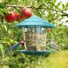 Bird Feeder Automatic Foot Feeding Tool Outdoor Bird Feeder Hanging Nut Feeding Multiple Hole Dispenser Holder Food Container