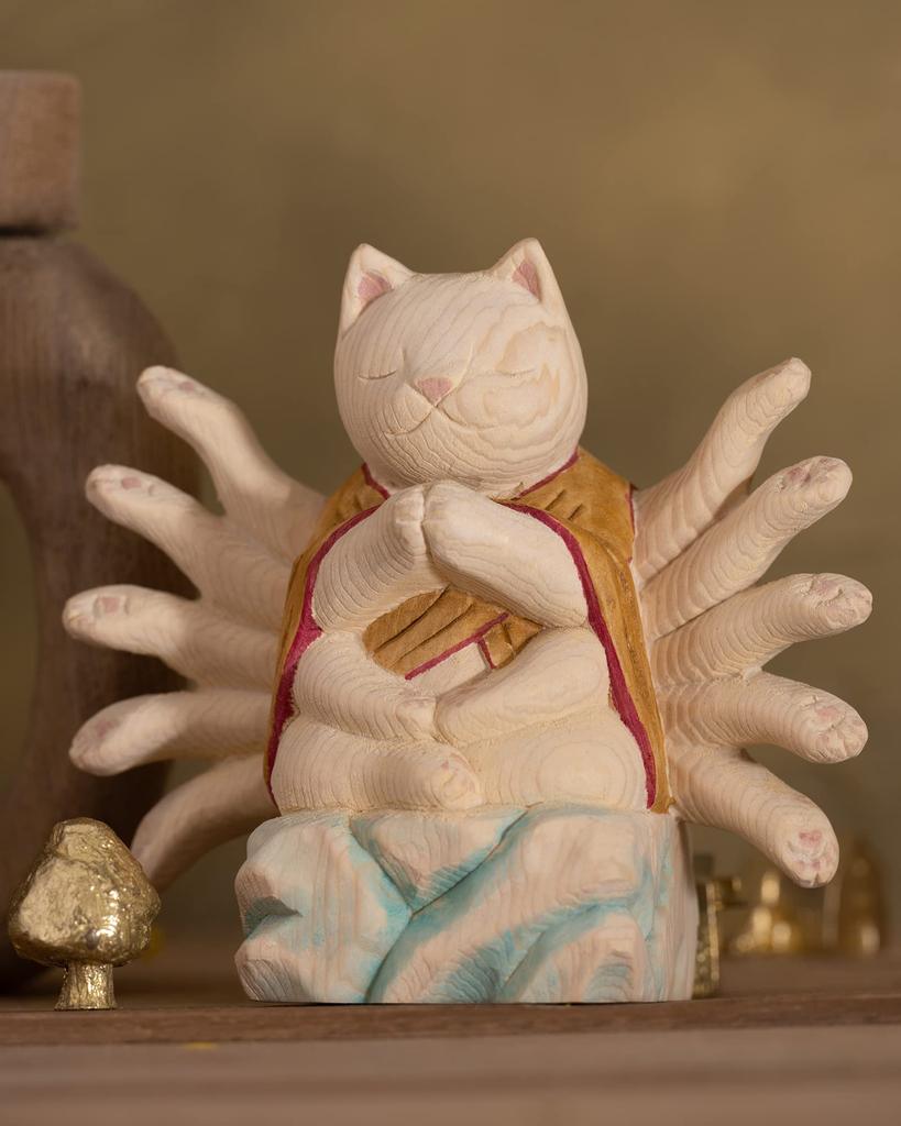 Кот Будда Каннон божество Года Прототипа под руководством Буцуя Сакаи Божество-хранитель Зодиака Фигурка Тысячерукий (Крыса-хранитель) -