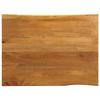VidaXL Table Top 100x80x2.5 Cm Live Edge Solid Mango Wood 370772