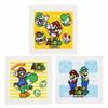 Hand Towel Set of 3, Mario and Fine Crew Design, Perfect for Preschool, Kindergarten, and Elementary School, Suitable for Boys and Girls, Inc