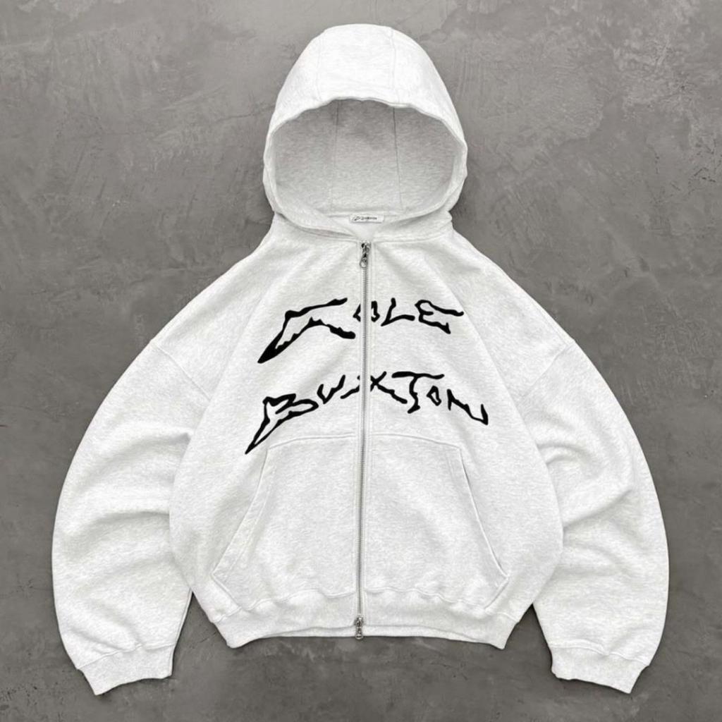 RogueWave Y2K Retro Hoodies for Men and Women with Printed Patterns Y2K Style Street Hooded Cardigan Long Sleeves