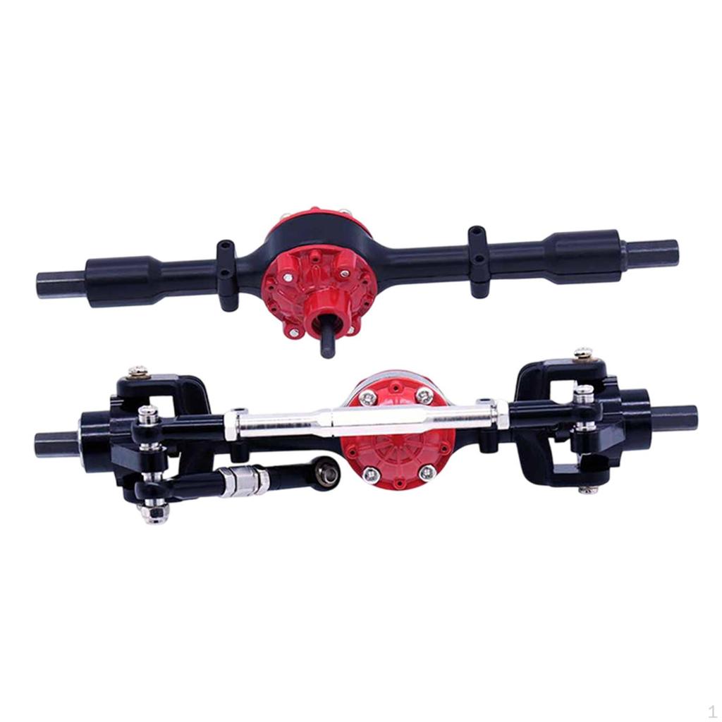 1/16 Front and Rear Axle Set Accessory Hobby Car DIY Accs for C14 B36 C24