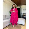 Bollywood Anarkali Kurti Pant Dupatta Set Women Party Wear Designer Salwar Suit VFP-1875a