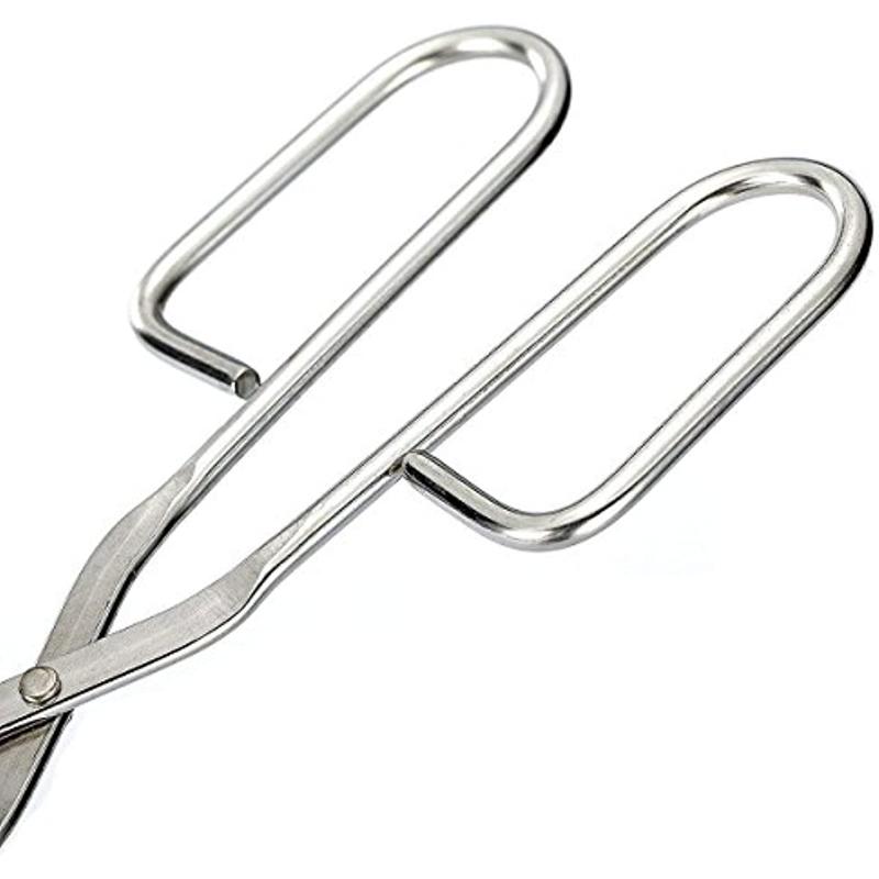 1 шт. щипцы для барбекю, сверхмощные кухонные щипцы из нержавеющей стали для приготовления пищи, барбекю, щипцы для сервисных ножниц-щипцы для шведского стола 11 дюймов