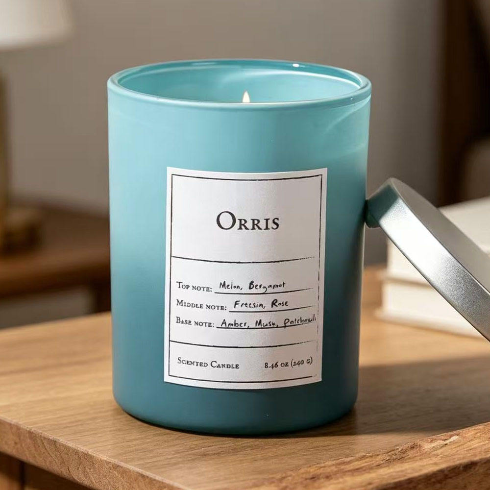 Elegant Large Jar Scented Candle Porcelain Aromatherapy Soy Wax Modern for Wedding Christmas New Year Holiday Gift Decoration